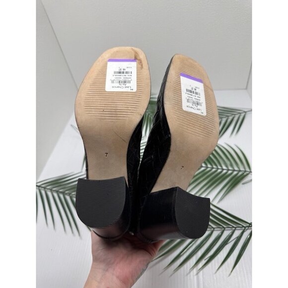 Andre Assous Women's Brown Leather Vilica Croc Print Chelsea Boots Size 7 NWOB - Picture 9 of 12